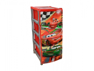 Комод Disney-3, 4 ящика Тачки 1-00076022_1