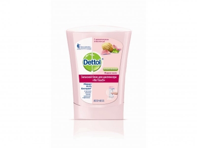 Мыло Dettol антибакт. жидкое с ароматом розы и маслом ши, запасной блок, 250 мл 1-00078856_1