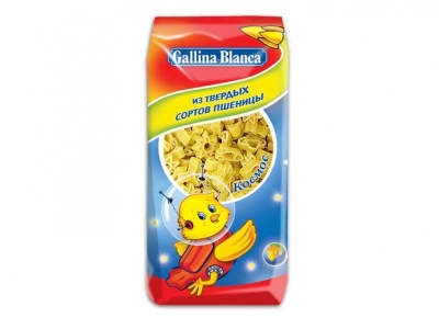 Макароны Gallina Blanca детские, Космос, пакет 250 г 1-00088955_1
