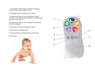 Переводчик детского плача Biloop Cry Translator 1-00023662_1