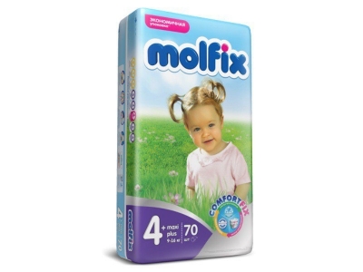 Подгузники Molfix, макси плюс (9-20 кг), 70 шт 1-00076092_1