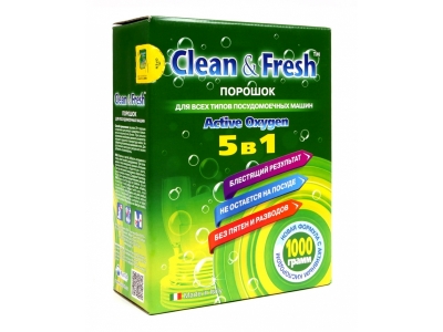 Порошок для посудомоечной машины Clean&Fresh, 1000 г 1-00144213_1