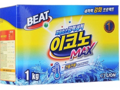 Порошок стиральный CJ Lion Beat EconoMax для стирки в холодной воде, 1 кг 1-00145123_1
