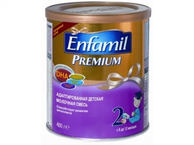 Смесь Enfamil Premium Премо 2 молочная с 6-12 мес 400 г 1-00077867_1