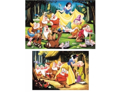 Пазл Ravensburger, Белоснежка и семь гномов (2х24эл) 1-00070567_1