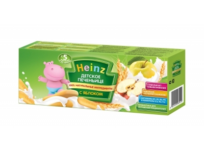 Печенье Heinz с яблоком 160 г 1-00165202_1
