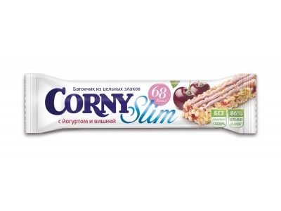 Батончик Corny Slim из цельных злаков с йогуртом и вишней 20 г 1-00165660_1