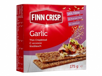 Сухарики Finn Crisp Garlic с чесноком, 175 г 1-00166877_1