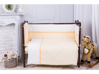 Комплект Lili Dreams в кроватку, Сердечки, 4 предмета 1-00166789_1