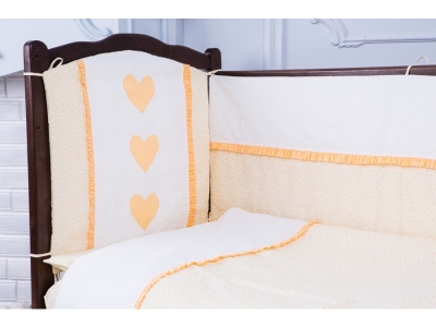 Комплект Lili Dreams в кроватку, Сердечки, 4 предмета 1-00166789_3