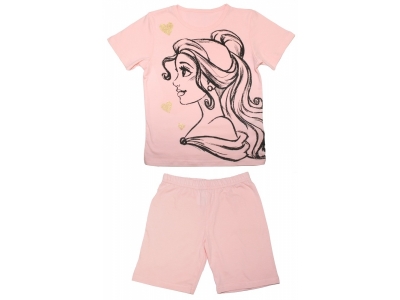 Пижама Disney для девочки Бель (футболка+шорты) 1-00161710_1
