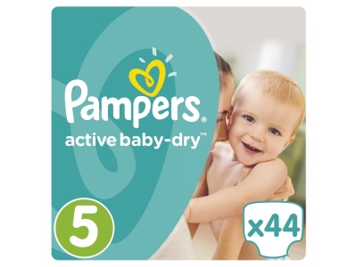 Подгузники Pampers Active Baby Dry Junior, 11-18 кг, 44 шт. 1-00004092_1