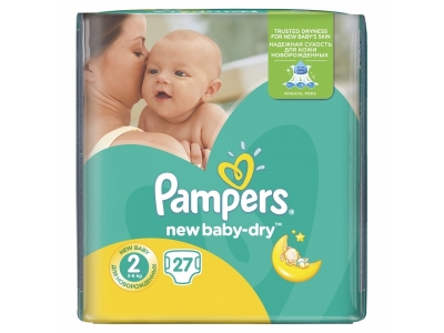 Подгузники Pampers New Baby Mini, 3-6 кг, 27 шт. 1-00004096_2
