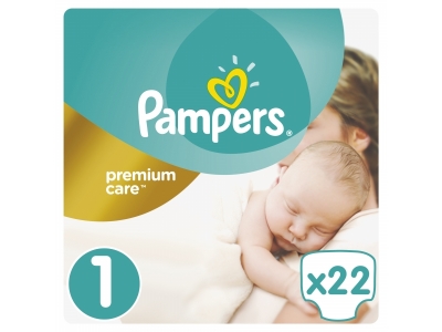 Подгузники Pampers Premium Care для новорожденных, 2-5 кг 22 шт. 1-00105450_1