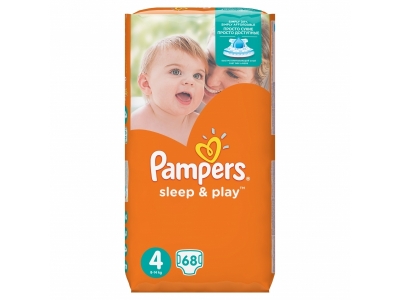 Подгузники Pampers Sleep & Play Maxi Jumbo, 8/9-14 кг 4 размер, 68 шт. 2-00000013_2