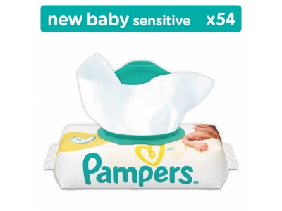 Салфетки влажные Pampers New Baby Sensitive, 54 шт. 1-00151816_4