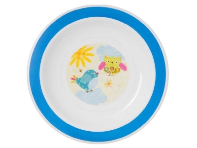 Тарелочка Мир Детства, детская для вторых блюд, Птичка и Сова 1-00170968_1