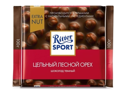 Шоколад Ritter Sport темный с цельным лесным орехом, 100 г 1-00172418_1