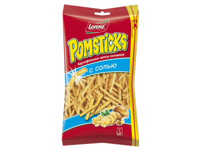 Чипсы Lorenz Pomsticks картофельные соломкой с соль, 100 г 1-00172427_1