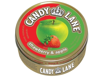 Леденцы Сладкая сказка, Candy Lane фруктовые клубника и яблоко, 200 г 1-00172447_1
