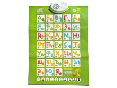 Плакат Жирафики, Пластилиновая азбука, 7 режимов обучения по уникальной методике 1-00172508_1