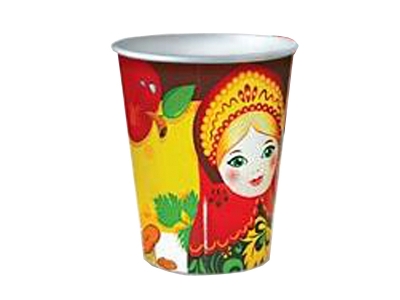 Стакан Европак Трейд бумажный Матрешка 250 мл, 6 шт 1-00172604_1