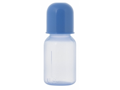 Бутылочка Курносики полипропиленовая цветная, с силиконовой соской, 125 мл 1-00173137_1