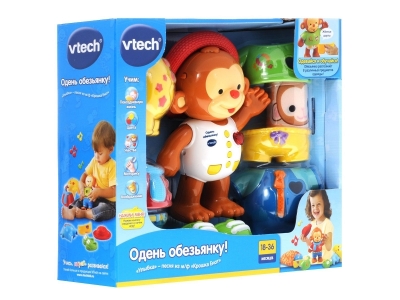 Игрушка интерактивная Vtech, Одень обезьянку 1-00173230_1