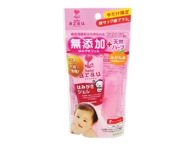 Зубная паста-гель Arau Baby для малышей с зубной щеткой-напальчником для малышей, 35 г 1-00173353_1