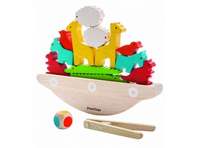 Игрушка из дерева Plan Toys, Головоломка Балансирующая лодка 1-00174809_1