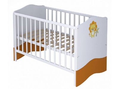 Кроватка Polini Basic Джунгли, 140*70 см 1-00175467_1
