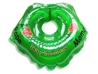 Круг Baby Swimmer для купания на шею, серия Я люблю, 0-24 м. 1-00056518_1