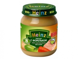 Пюре Heinz Овощи, форелька 120 г 1-00033033_1