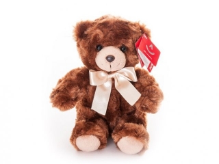 Мягкая игрушка Aurora, Медведь коричневый сидячий 20 см 1-00034233_1