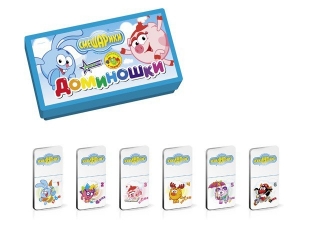 Игра настольная Нордпласт, Домино большое Смешарики 1-00076642_1