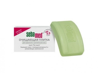 Плитка Sebamed, Мыло без мыла очищающая 100 г 1-00081292_1