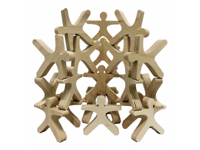 Игрушка развивающая Альтаир, Балансир Физкультурники, 30 деталей 1-00175894_1