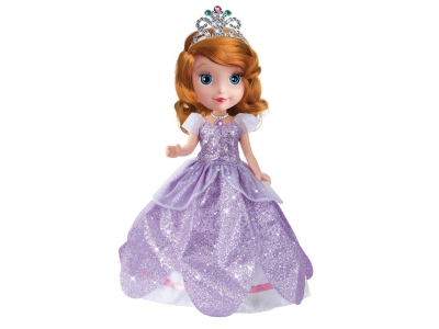 Кукла Карапуз, Disney Princess София озвученная, с набором для волос 25 см 1-00175912_1