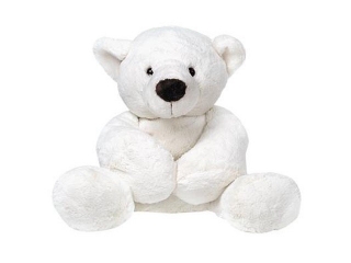 Мягкая игрушка Gulliver, Медведь белый, лежачий 17'43 см 1-00053811_1