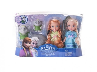 Набор Disney Princess, Холодное Сердце, 2 куклы 15 см и тролли 1-00080851_1