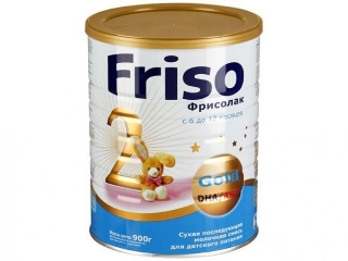 Смесь Friso Фрисолак 2 молочная Gold 900 г 1-00021302_1