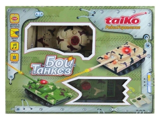 Игрушка Taiko, Набор Танковый бой (2 танка, 2 пульта) 1-00075583_1