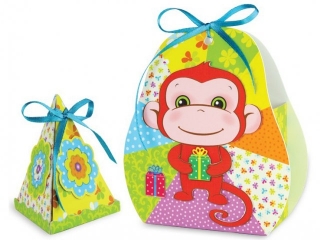 Набор Клевер для декорирования двух коробочек, Веселая обезьянка 1-00095533_2