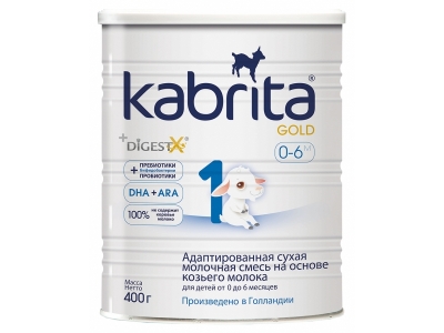 Смесь Kabrita 1 Gold адаптированная на основе козьего молока 400 г 1-00006029_1