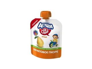 Пюре Агуша Я сам! Груша 90 г дойпак 1-00003176_1