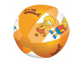 Игрушка надувная Текко, Мяч Simpsons прозрачный, 50 см 1-00036486_1