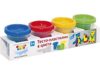 Тесто Genio Kids, для лепки, 4 цвета 1-00063511_1