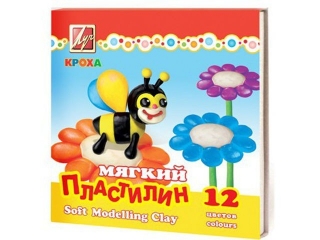 Пластилин Луч, Кроха 12 цветов, 198 г 1-00070436_1