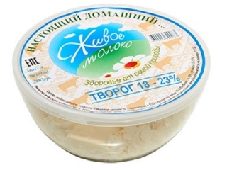 Творог Живое молоко 18-23% 200 г 1-00085644_1
