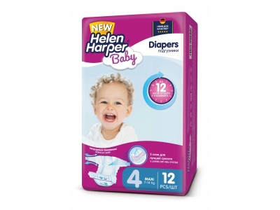 Подгузники Helen Harper Baby Maxi, 7-14 кг 12 шт. 1-00091870_1